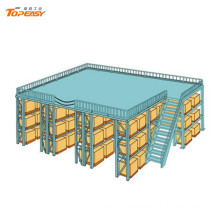 Warehouse Steel Storage Racking System Mezzanine Floor Rack